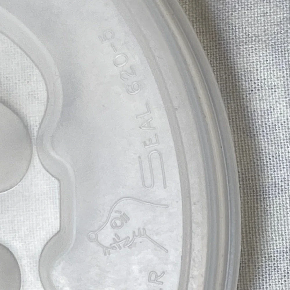 Vintage Tupperware Jel-N-Serve Mold 1204-4 Tray & 4‎ Decorative Seals Set